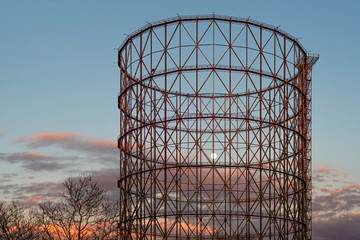 Luna nel Gazometro , Roma, Italia