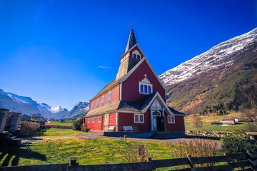 church in the mountains