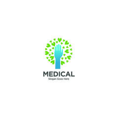 Medical pharmacy logo design template. Healthy Care Vector Logo Template. Medical health care logo design template
