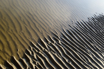 Sankt Peter-Ording Strand in Nebelwolken