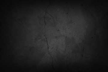 Black textured concrete wall background
