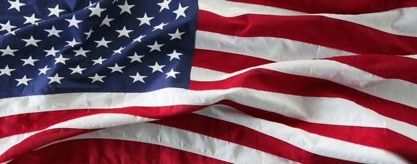 USA American flag banner