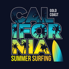 summer surfing event vector