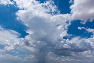 Obraz premium blue sky with white clouds