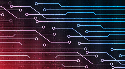 Data Microchip on Technology Background,Hi-tech Digital and security Concept design,Free Space For text in put,Vector illustration.