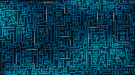 BigData Circuit board Technology background,security and electronic concept,vector.