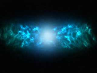 abstract blue nabulae