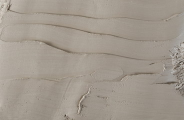 Grey modelling clay background and texture