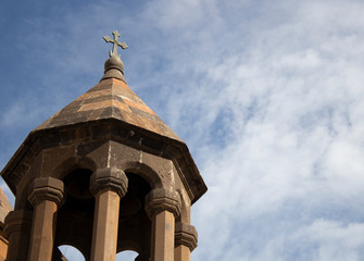 Khor Virap church under sky