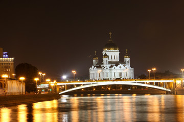 Fototapeta na wymiar photo of Moscow at night