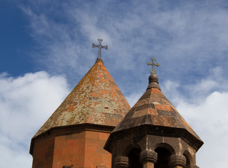 Khor Virap church under sky
