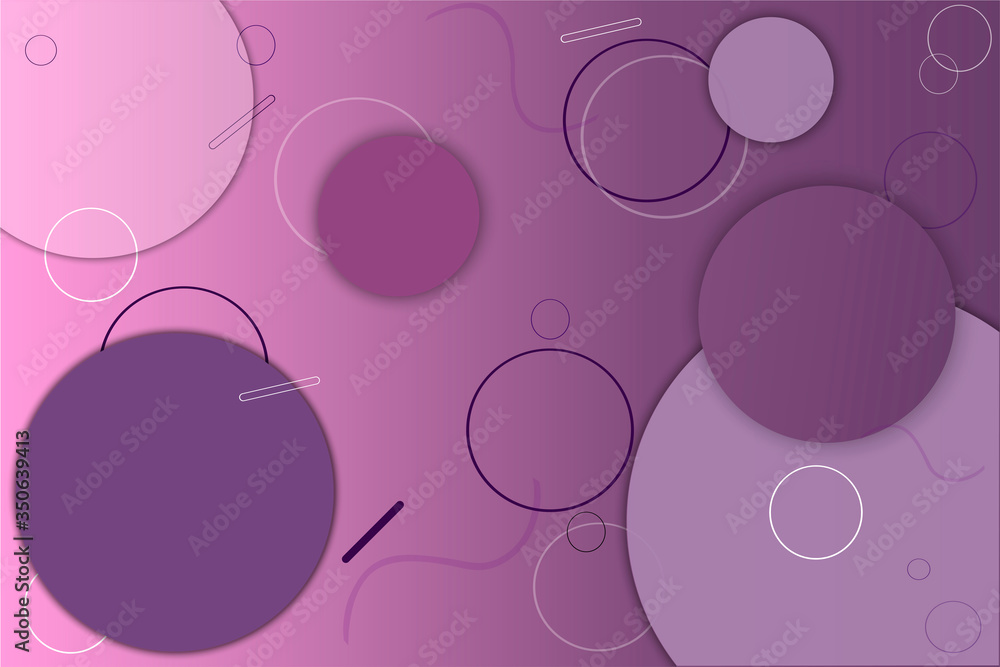 Aufkleber geometric colorful background vector design. abstract banner with geometric gradient circle.