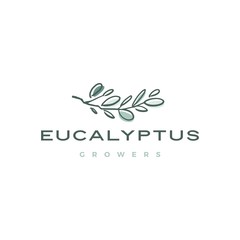 eucalyptus logo vector icon illustration
