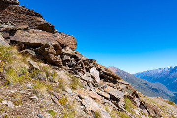 photo of mountains in Dombai Russia