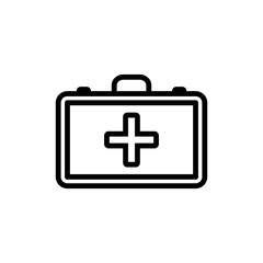 First Aid Kit Icon Design Vector Template