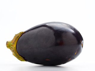 Eggplant isolated on white background.