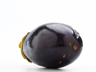 Eggplant isolated on white background.