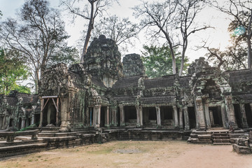 Fototapeta na wymiar Cambodia Angkor Wat. Banteay Kdei Temple. Siem Reap, Cambodia 