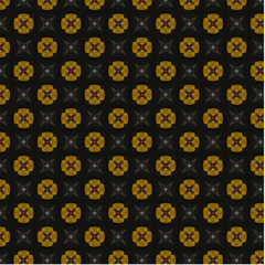 seamless pattern with yellow flowers