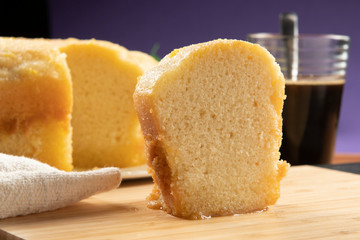 homemade orange cake