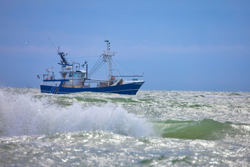 fishing boat in the north sea