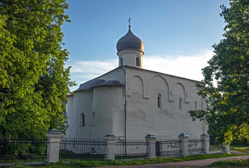 Assumption orthodox church. City of Novgorod, Russia. XV century