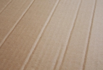 Fototapeta premium Brown cardboard perspective texture background