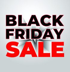 Black Friday Sale label vector
