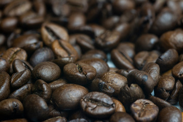 Cofee grain on the table