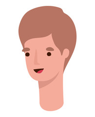 Isolated avatar man cartoon vector design