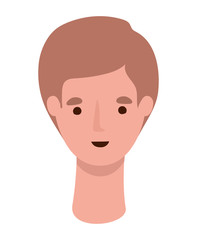 Isolated avatar man cartoon vector design