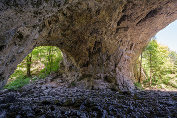 Rakov Skocjan regional park big natural bridge