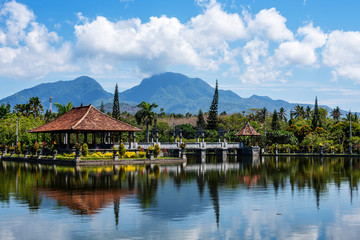 Fototapeta na wymiar Amlapura water palace - Taman Soekasada Ujung, Bali in Indonesia