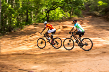 Naklejka premium road bike trail