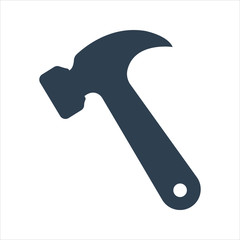 Construction hammer icon