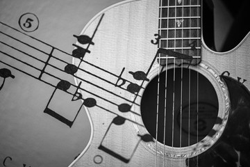 Naklejka premium Musical
