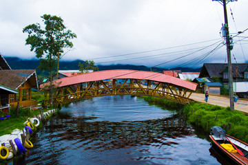 Bridge in river