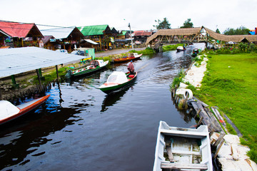traditional lagoon boat