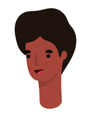 Isolated avatar man cartoon vector design