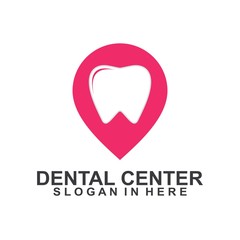 Dental logo creative design. Dental center logo concept. Dental clinic company logo design. Health dent logo design flat line style.