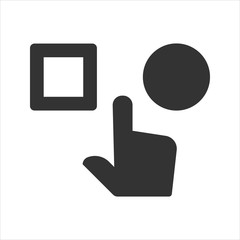 Obraz premium Choice, selection icon.