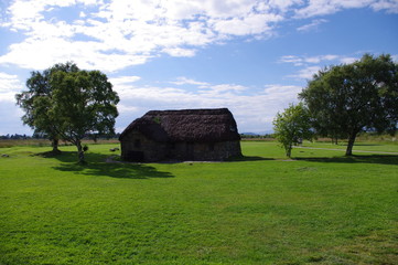 House in Culloden´s land scape