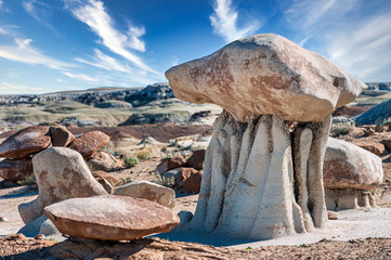 Bisti De-Na-Zin Badlands Hoodoo 