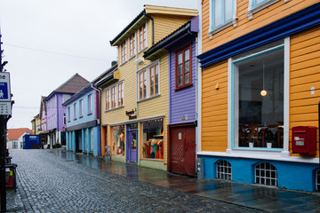 Fototapeta na wymiar Stavanger strrets Norway