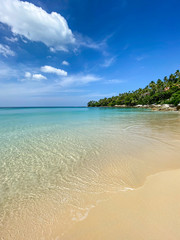 the wonderful beach of the luxury Surin Phuket  hotel, Phuket, Thailand