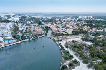 Fototapeta premium View of the tourist town of Mallorca - Port Alcudia