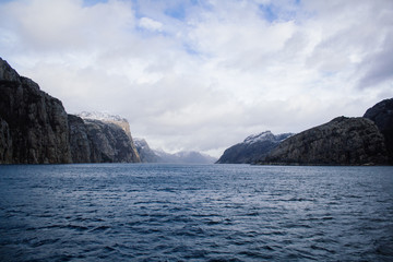 Naklejka premium Losefjord fjord Stavanger Norway