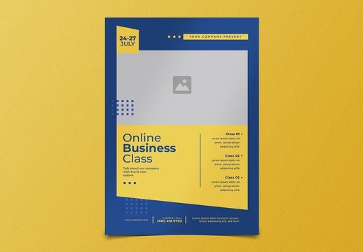 Online Business Flyer Layout