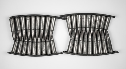 Ammunition, rifle bullets, artillery, weapons for war, defense and attack