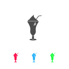 Cocktail icon flat